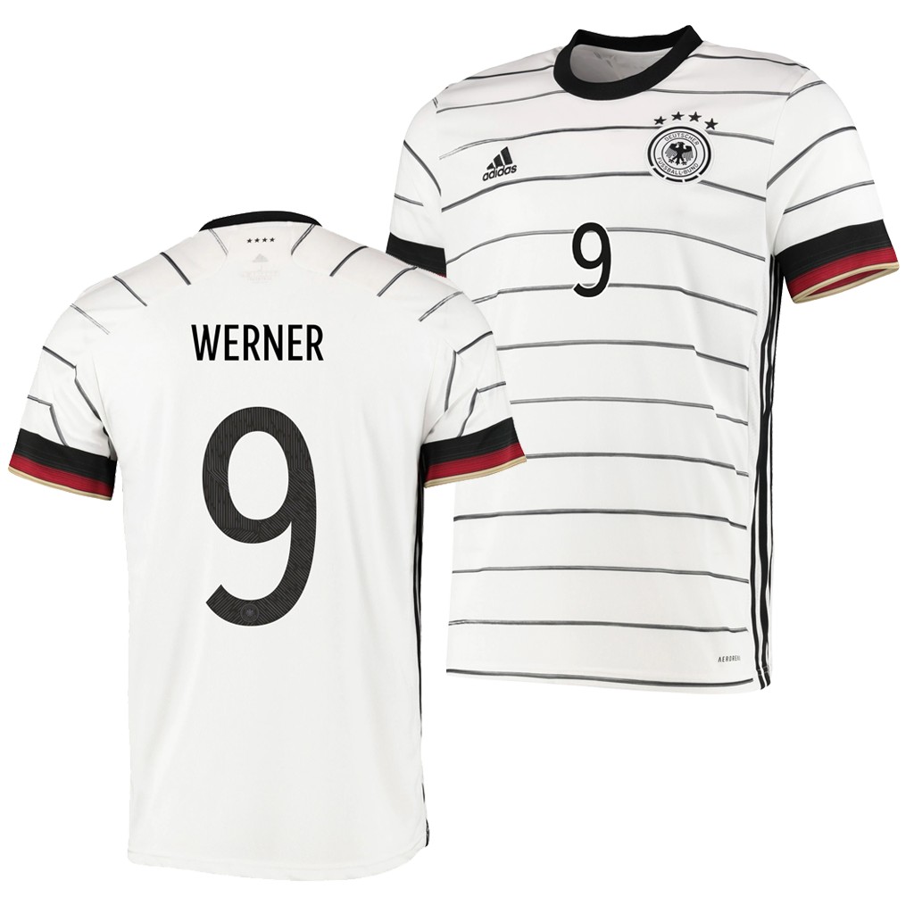 2020 EURO Germany Home Kit Soccer Jersey Timo Werner 9